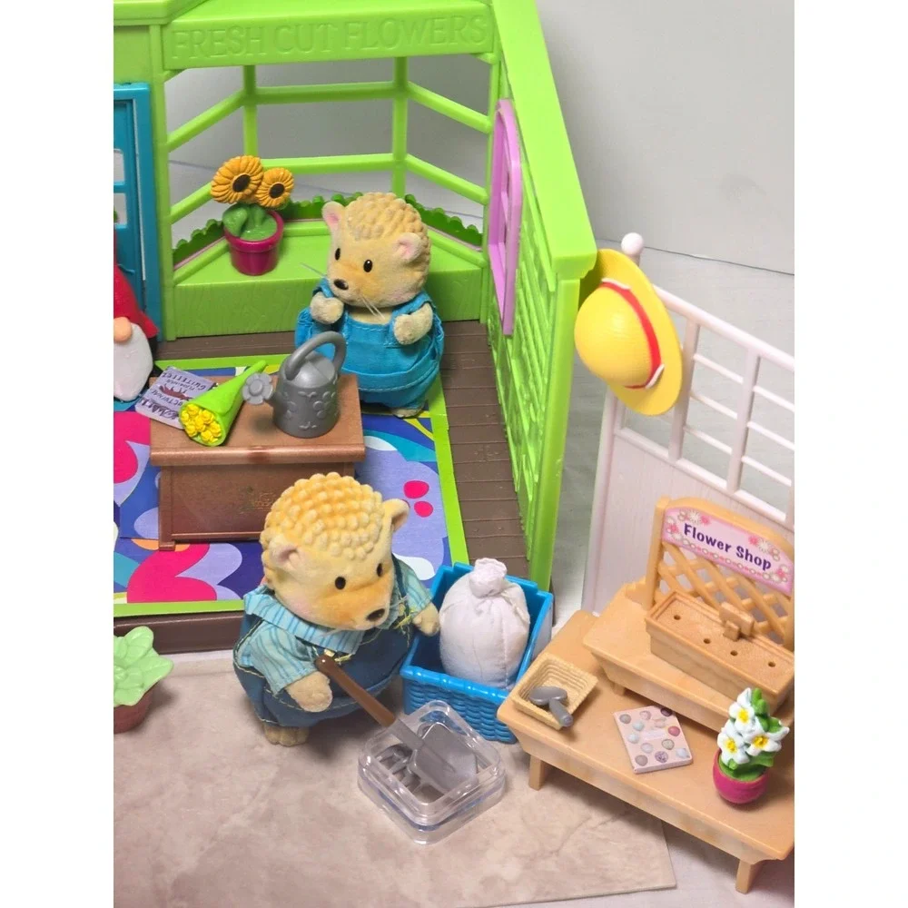 Li'l Woodzeez-Li'l Petals Flower Shop Playset Accessories Critters Sheeps Set